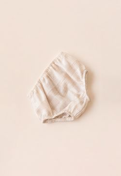 Vestido Infantil Bebê Menina Xadrez Linho Caqui