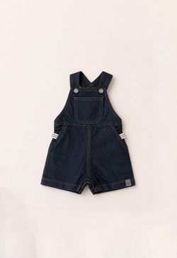Jardineira Infantil Bebê Menino Jeans