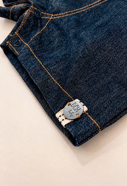 Jardineira Infantil Bebê Menino Jeans