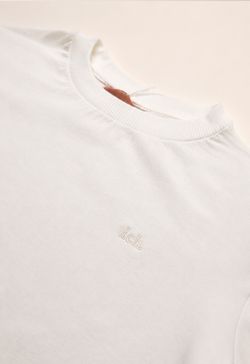 Camiseta Infantil Menino Básica Off White