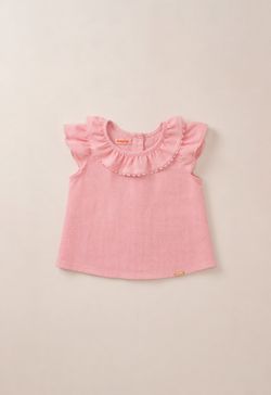 Blusa Infantil Bebê Menina Rosa