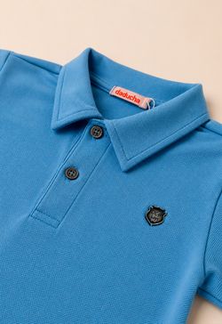 Camisa Polo Infantil Menino Azul