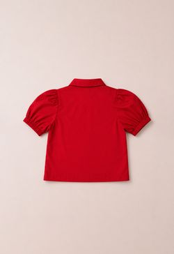 Blusa Infantil Menina Vermelha