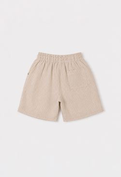 Short Infantil Menino Listrado Caqui