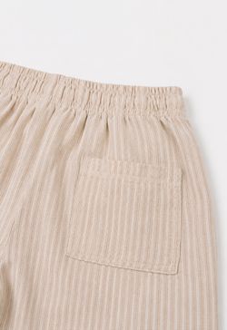 Short Infantil Menino Listrado Caqui