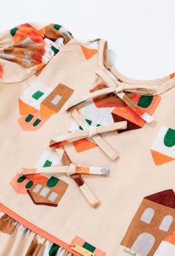 Conjunto Infantil Menina Estampa Vilarejo