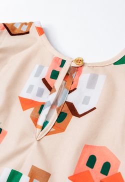 Conjunto Infantil Menina Estampa Vilarejo