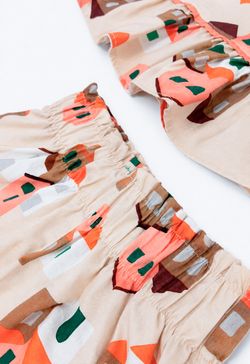 Conjunto Infantil Menina Estampa Vilarejo
