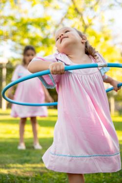 Vestido Infantil Menina Laço Bicolor Rosa e Azul