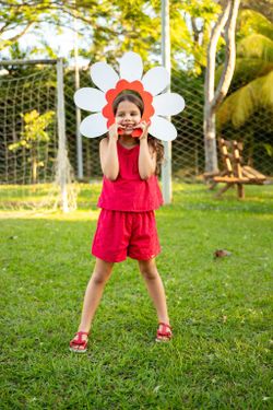 Conjunto Infantil Menina Laise Vermelho