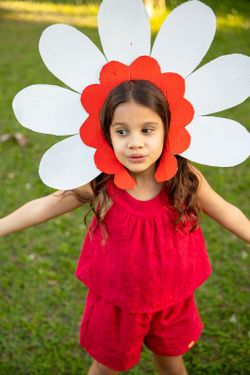 Conjunto Infantil Menina Laise Vermelho