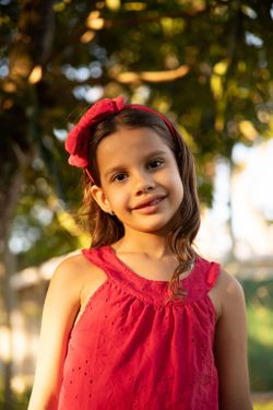 Conjunto Infantil Menina Laise Vermelho