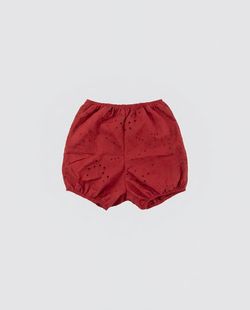 Vestido Infantil Bebê Festa Laise Vermelho 
