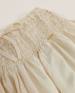 Short Infantil Menina Amplo Areia