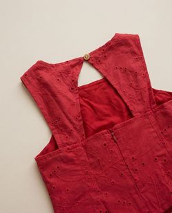 Conjunto Infantil Menina Saia e Blusa Laise Vermelho 