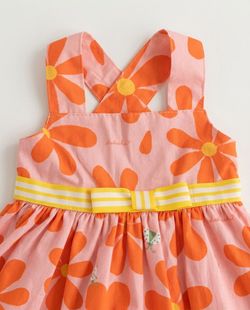 Vestido Infantil Bebê Menina Estampa Bem-Me-Quer