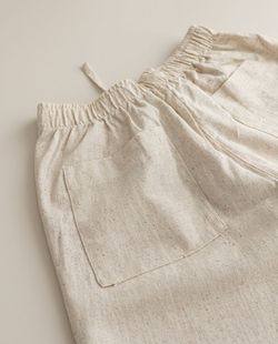 Calça Infantil Menina Linho Areia