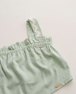 Conjunto Infantil Menina Verde Menta