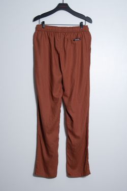 calça linho marrom