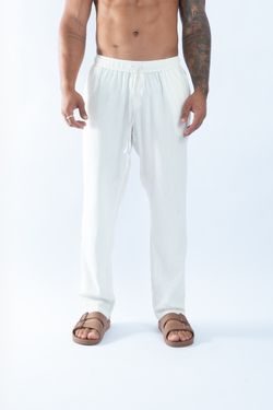 calça linho off