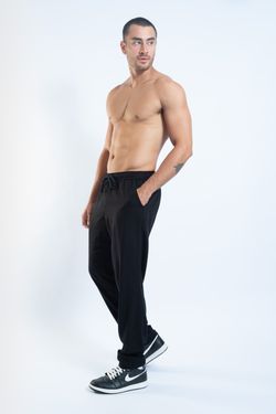 calça linho preto