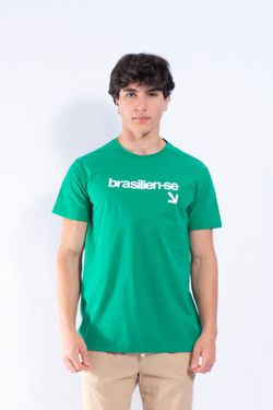 camiseta brasilien-se seta verde
