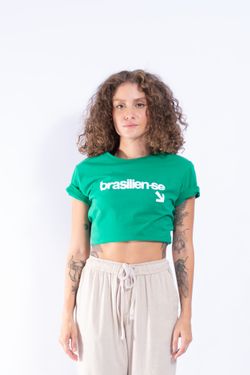 camiseta brasilien-se seta verde