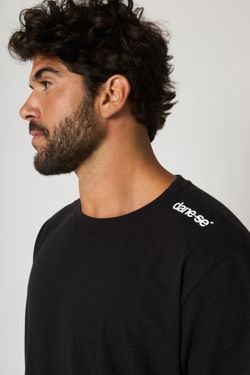 camiseta dane-se shoulder preto