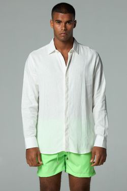 camisa linho manga longa off