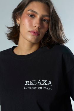 cropped relaxa preto