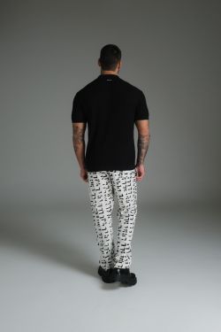 polo tricot preto