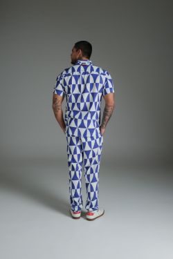 camisa linho mc painel athos bulcão bsb palace azul