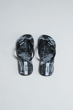 chinelo plano bsb preto