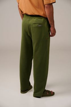 calça moletom baggy musgo