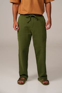 calça moletom baggy musgo