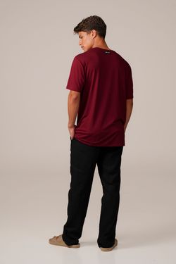 camiseta comfy pare respire bordô