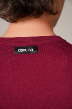 camiseta tricot egipcio bordô