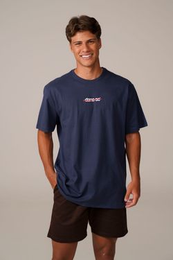 camiseta dane-se traço marinho