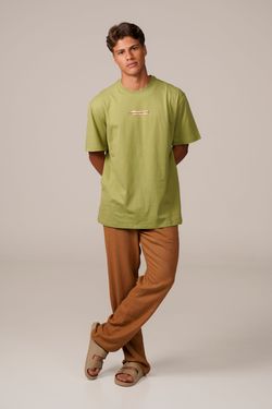 camiseta dane-se traço musgo