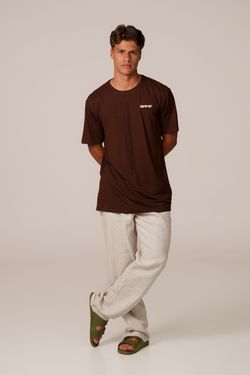 camiseta comfy mini dane-se marrom