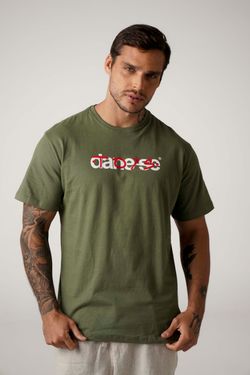 camiseta carinha toys musgo