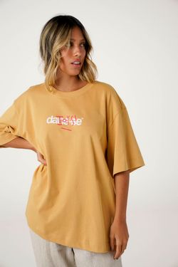 camiseta over box gatoys creme
