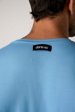 camiseta comfy pare respire azul bebe