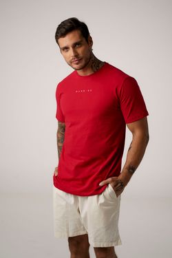 camiseta dane-se minimal vermelho