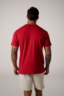 camiseta dane-se minimal vermelho
