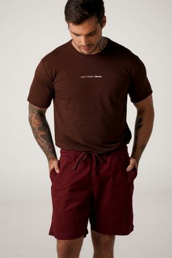 short sarja bordô