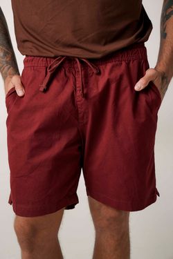 short sarja bordô