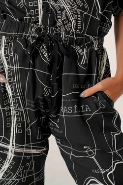 calça plano bsb preto