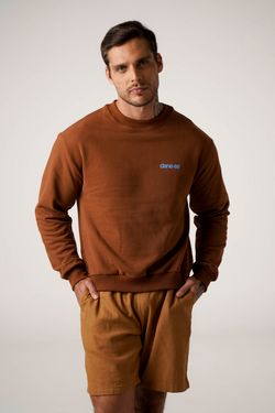 blusa na praia dane-se touch over marrom