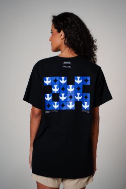 camiseta igrejinha painel back preto